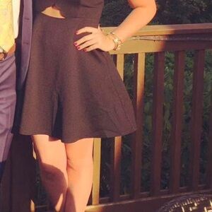 Francesca's Collections Black Mini Dress